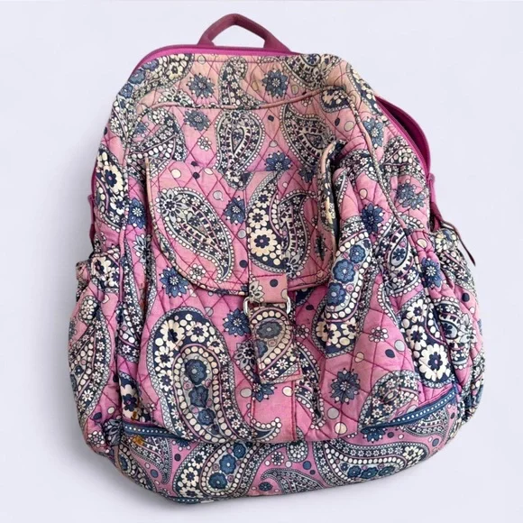 Vera Bradley | Bags | Vera Bradley Pink And Blue Paisley 